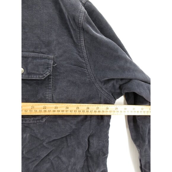 VINTAGE LL Bean Shirt XXL Corduroy Fleece Lined Shacket Field Work * - Picture 5 of 10